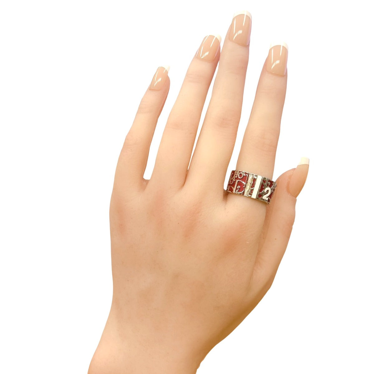 ディオール Dior リング・指輪
 指輪 12号 6サイズ トロッターリング レッド 【SS】
 【中古】