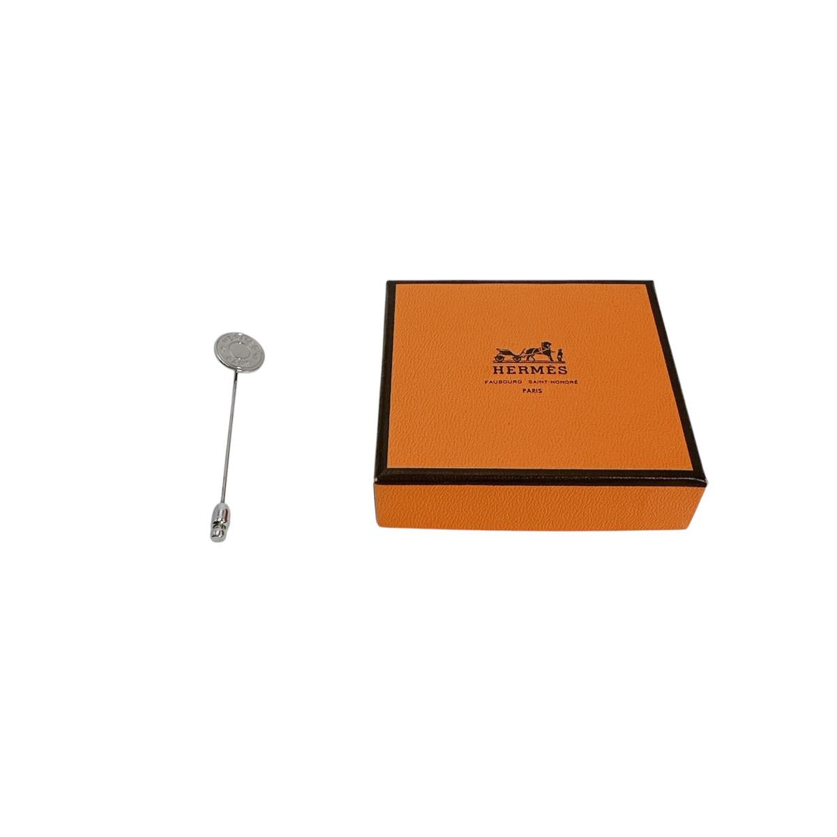 エルメス HERMES ブローチ
 宝飾品 ファンタジー ピンブローチ シルバー 【SS】
 【中古】