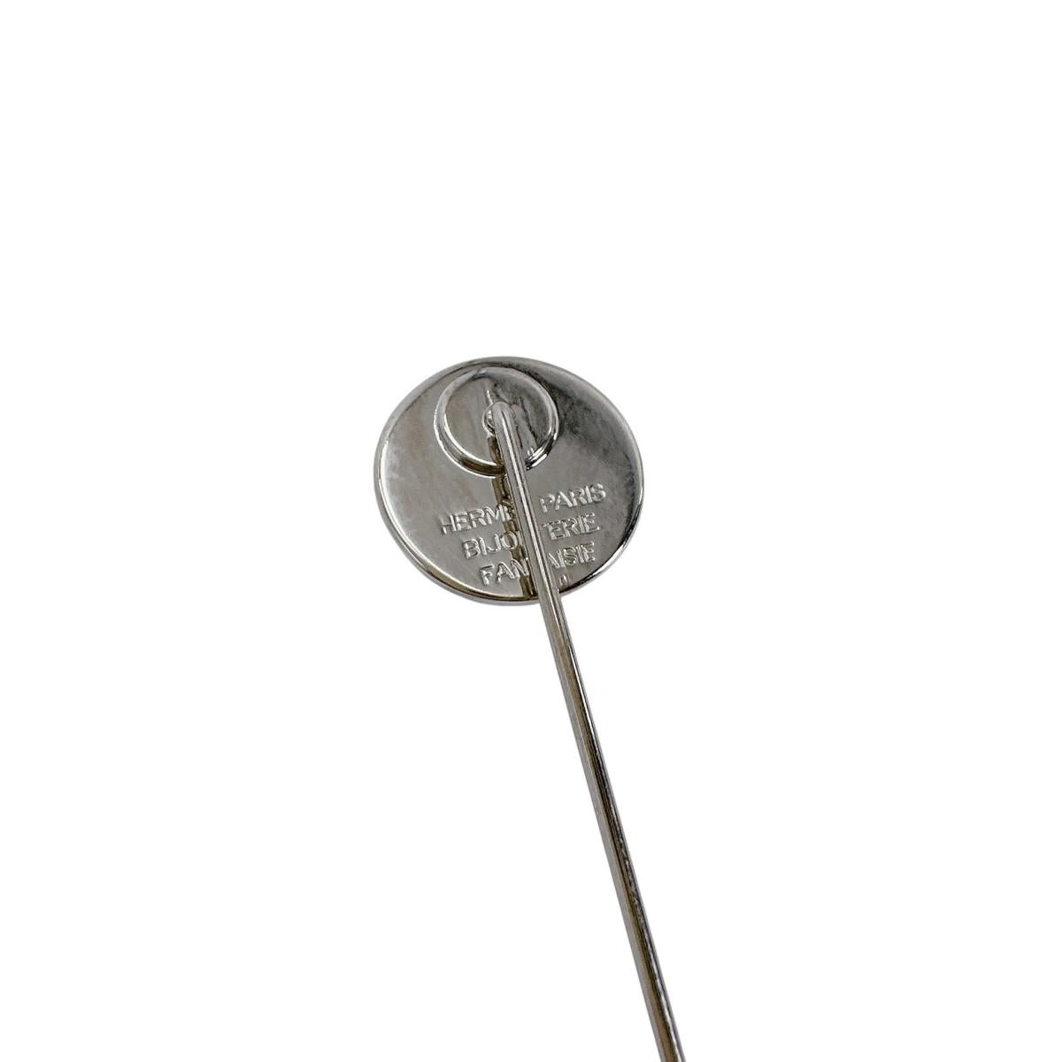 エルメス HERMES ブローチ
 宝飾品 ファンタジー ピンブローチ シルバー 【SS】
 【中古】