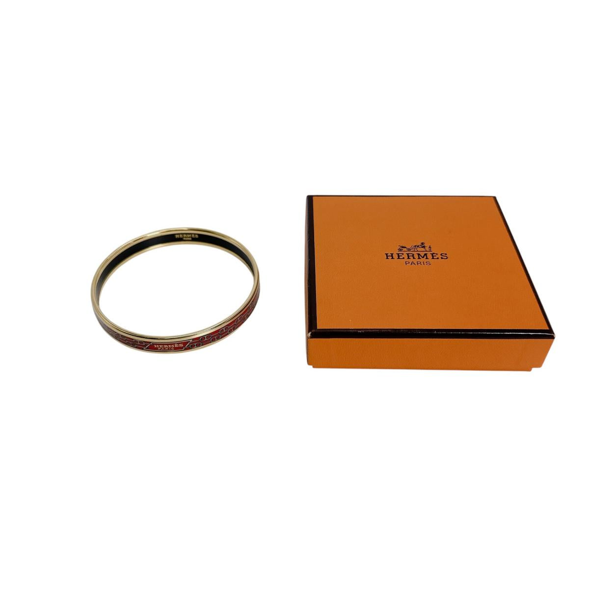 エルメス HERMES バングル
 ブレスレット ROUGE エマイユPM ゴールド 【SS】
 【中古】