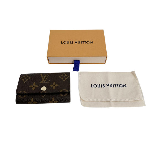 ルイヴィトン LOUIS VUITTON キーケース
 6本用キーケース モノグラム ミュルティクレ6 モノグラムキャンバス M62630 ブラウン LV
 【中古】