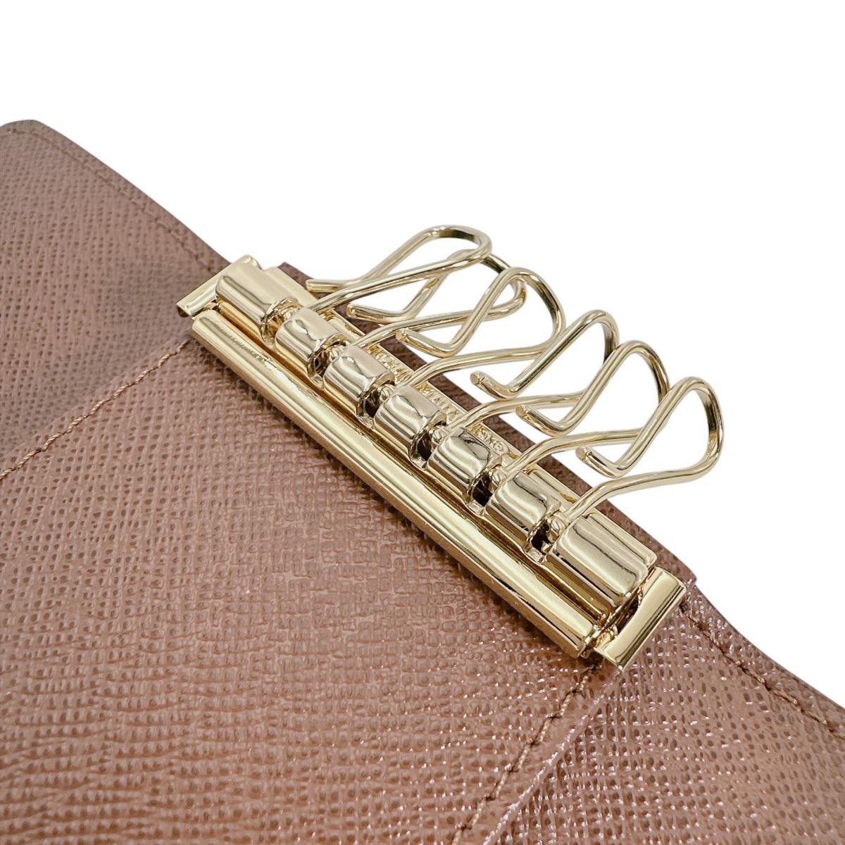 ルイヴィトン LOUIS VUITTON キーケース
 6本用キーケース モノグラム ミュルティクレ6 モノグラムキャンバス M62630 ブラウン LV
 【中古】