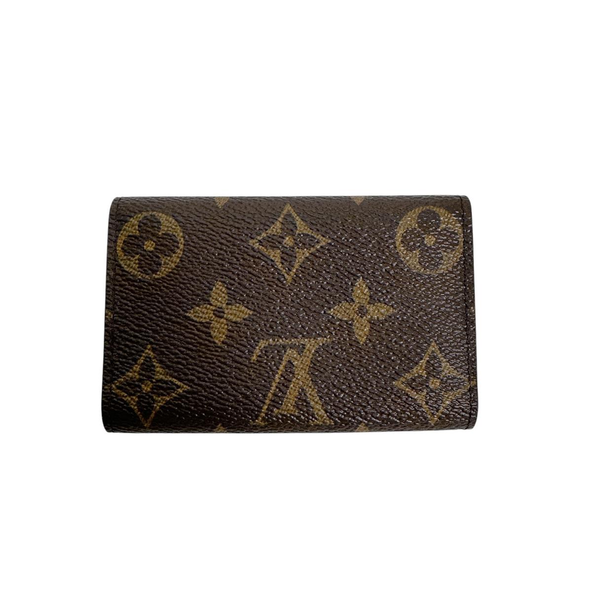 ルイヴィトン LOUIS VUITTON キーケース
 6本用キーケース モノグラム ミュルティクレ6 モノグラムキャンバス M62630 ブラウン LV
 【中古】