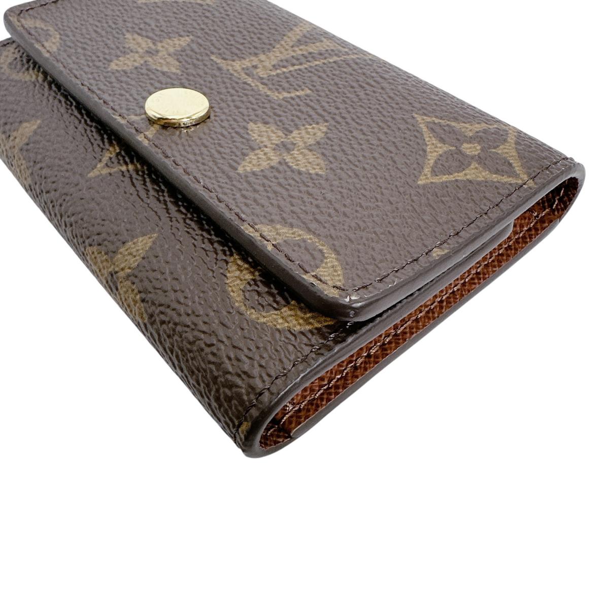 ルイヴィトン LOUIS VUITTON キーケース
 6本用キーケース モノグラム ミュルティクレ6 モノグラムキャンバス M62630 ブラウン LV
 【中古】