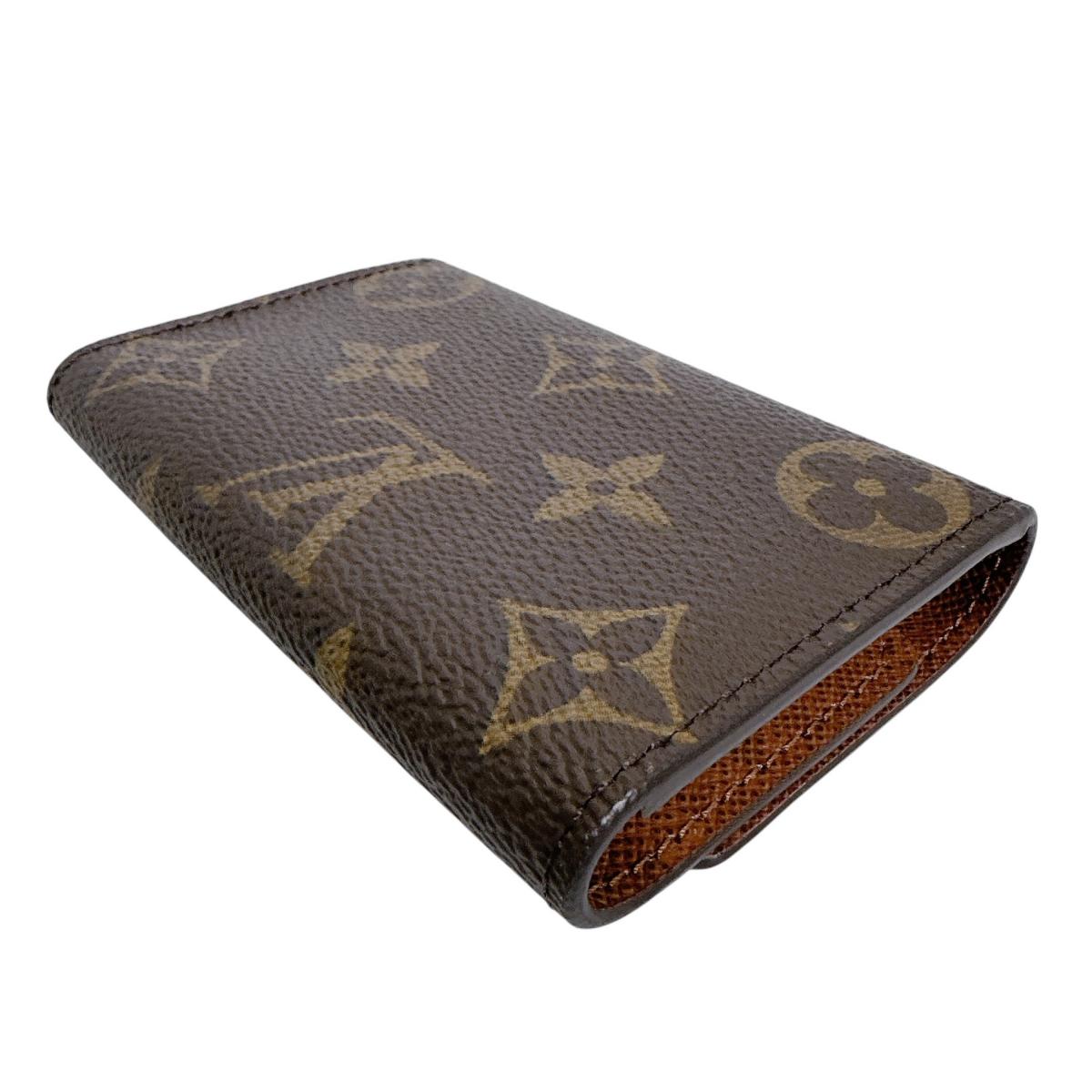 ルイヴィトン LOUIS VUITTON キーケース
 6本用キーケース モノグラム ミュルティクレ6 モノグラムキャンバス M62630 ブラウン LV
 【中古】