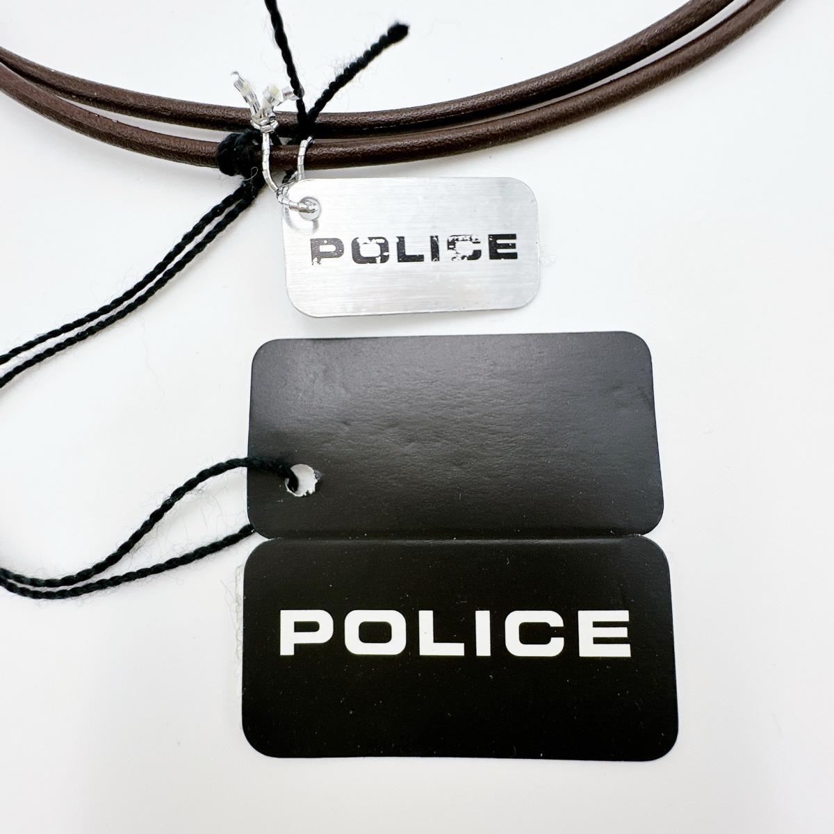 ポリス POLICE ネックレス
 ネックレス プレート チョーカー 21917PLE02 シルバー 【中古】