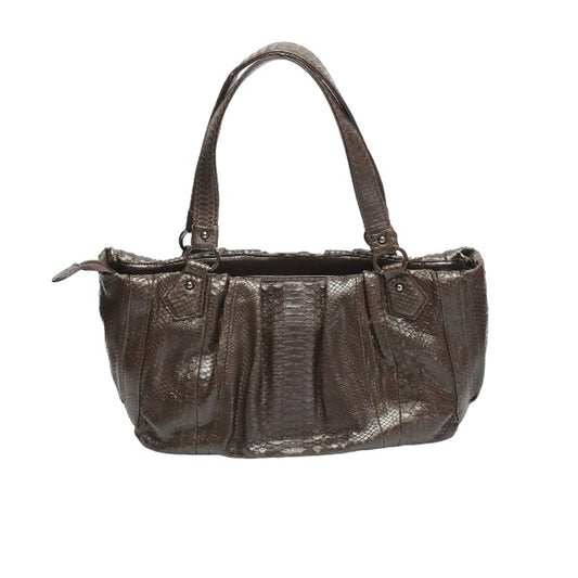 Python handbag
 Handbag, defective, Python, LB-2030, nicotine [SS]
 【second hand】 