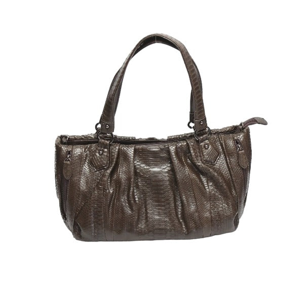Python handbag
 Handbag, defective, Python, LB-2030, nicotine [SS]
 【second hand】 