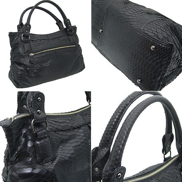 Handbags
 Handbag, Diamond Python, Python LB-2025, Black, [SS] 