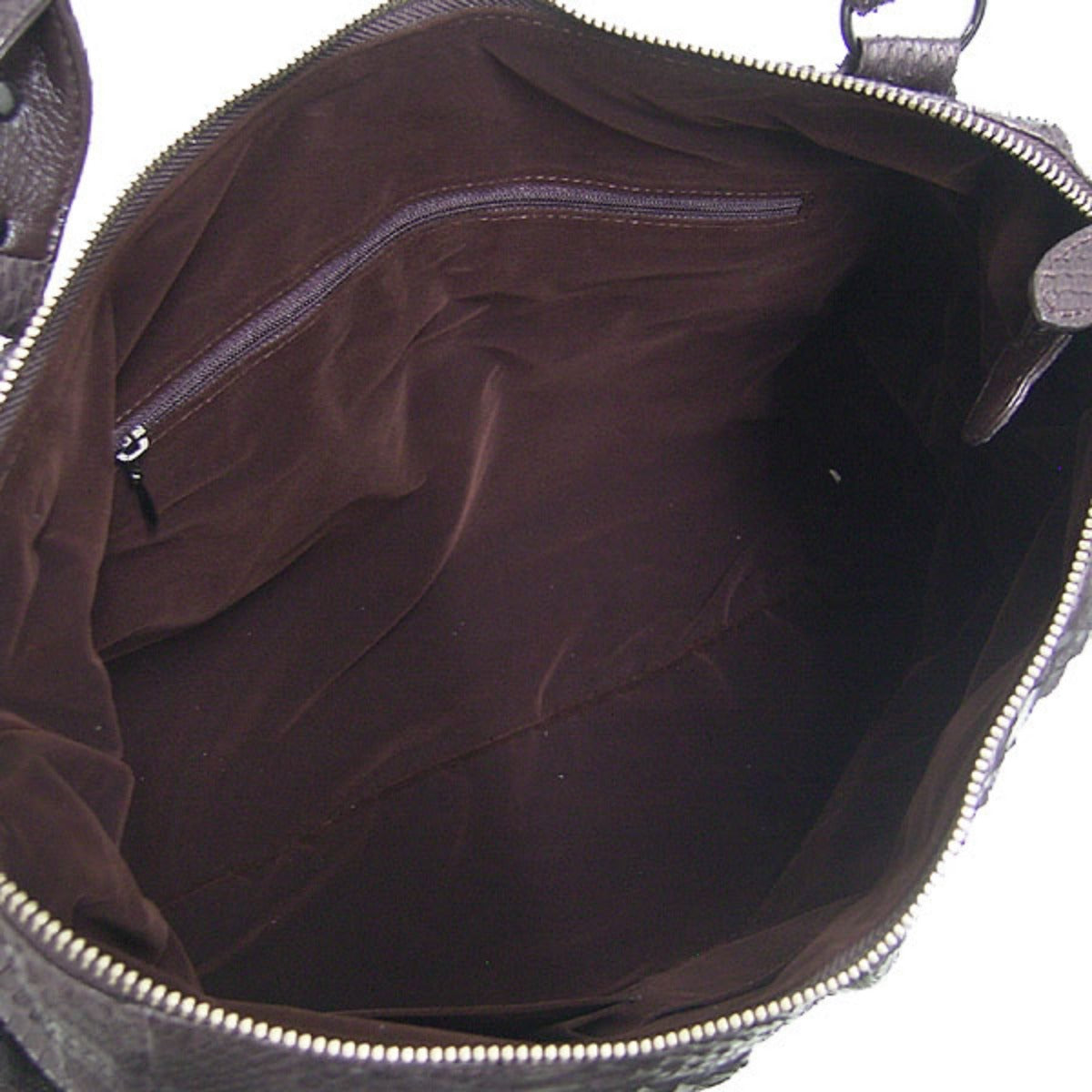 ハンドバッグ
 訳あり パイソン ハンドバッグ パイソン LB-2025 ニコチン ダークブラウン 【SS】
 【中古】