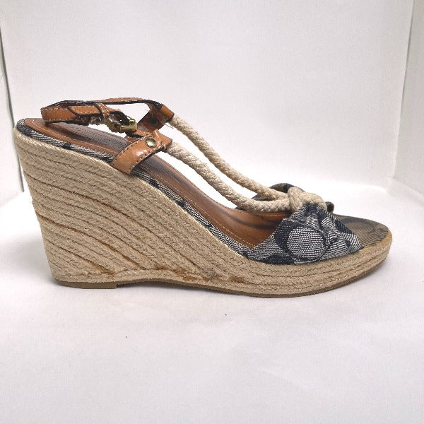 COACH Sandals
 
Wedge sole with ankle strap Denim Denim [SS]
 【second hand】 