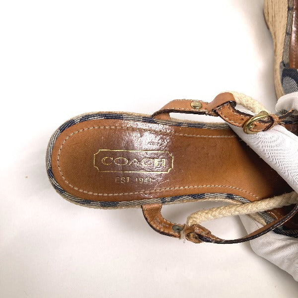 COACH Sandals
 
Wedge sole with ankle strap Denim Denim [SS]
 【second hand】 