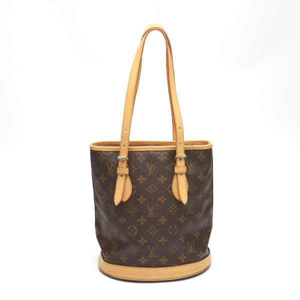 LOUIS VUITTON Handbags
 Tote bag Monogram Bucket PM Monogram canvas M42238 Brown LV
 [SS]
 【second hand】 