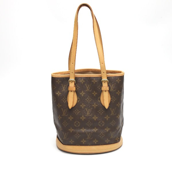 LOUIS VUITTON Handbags
 Tote bag Monogram Bucket PM Monogram canvas M42238 Brown LV
 [SS]
 【second hand】 