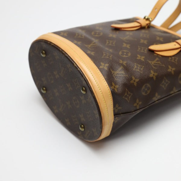LOUIS VUITTON Handbags
 Tote bag Monogram Bucket PM Monogram canvas M42238 Brown LV
 [SS]
 【second hand】 