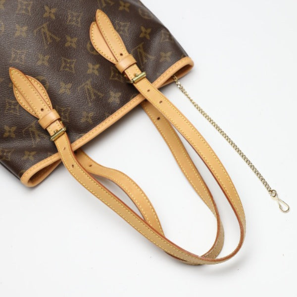 ルイヴィトン LOUIS VUITTON ハンドバッグ
 トートバッグ モノグラム バケットPM モノグラムキャンバス M42238 ブラウン LV
 【SS】
 【中古】