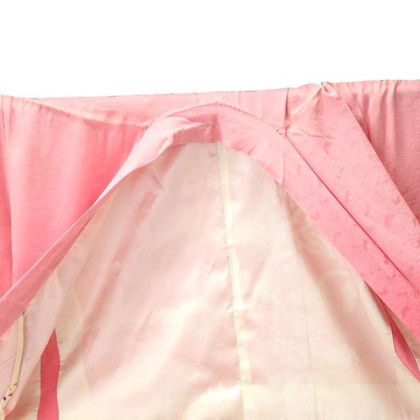 Haori
 Kimono, Japanese clothing, synthetic fiber, haori, gradation dyeing, polyester, rose pink [SS]
 
【second hand】 