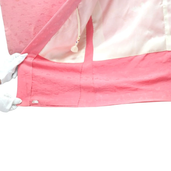 Haori
 Kimono, Japanese clothing, synthetic fiber, haori, gradation dyeing, polyester, rose pink [SS]
 
【second hand】 