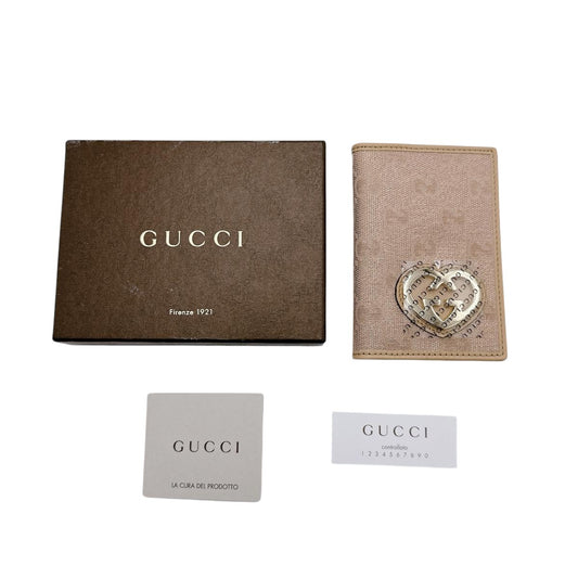 グッチ GUCCI 名刺入れ
 名刺入れ WGキャンバス キャンバス 251848 ピンク 【SS】