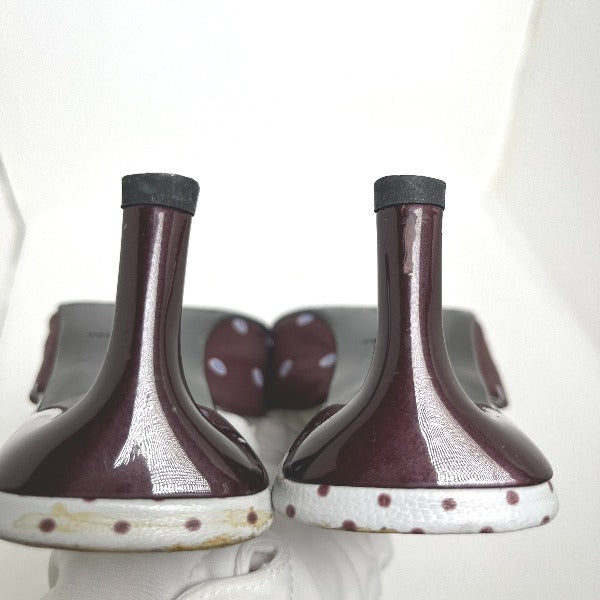 PRADA Mules
 Polka dot pattern 36 1/2 Other Wine red [SS]
 【second hand】 