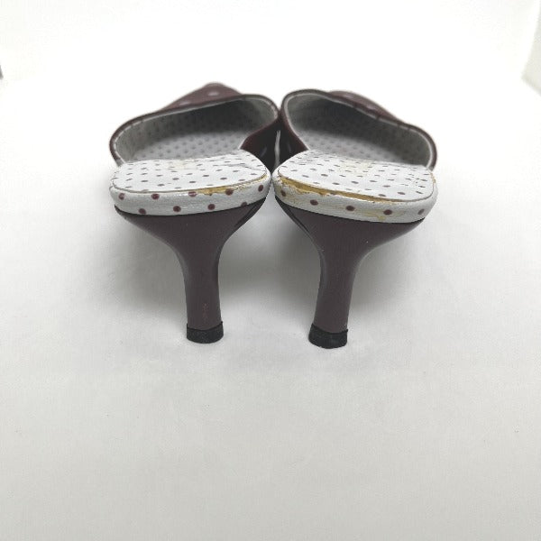 PRADA Mules
 Polka dot pattern 36 1/2 Other Wine red [SS]
 【second hand】 