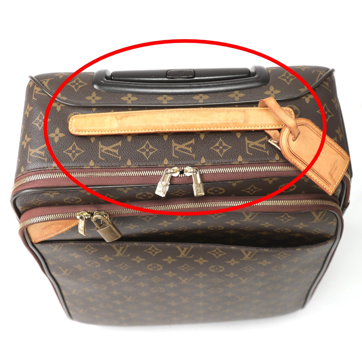 ルイヴィトン LOUIS VUITTON キャリーバッグ
  キャリーバッグ モノグラム ベガス55 モノグラムキャンバス M23241 ブラウン LV
 【SS】
 【中古】