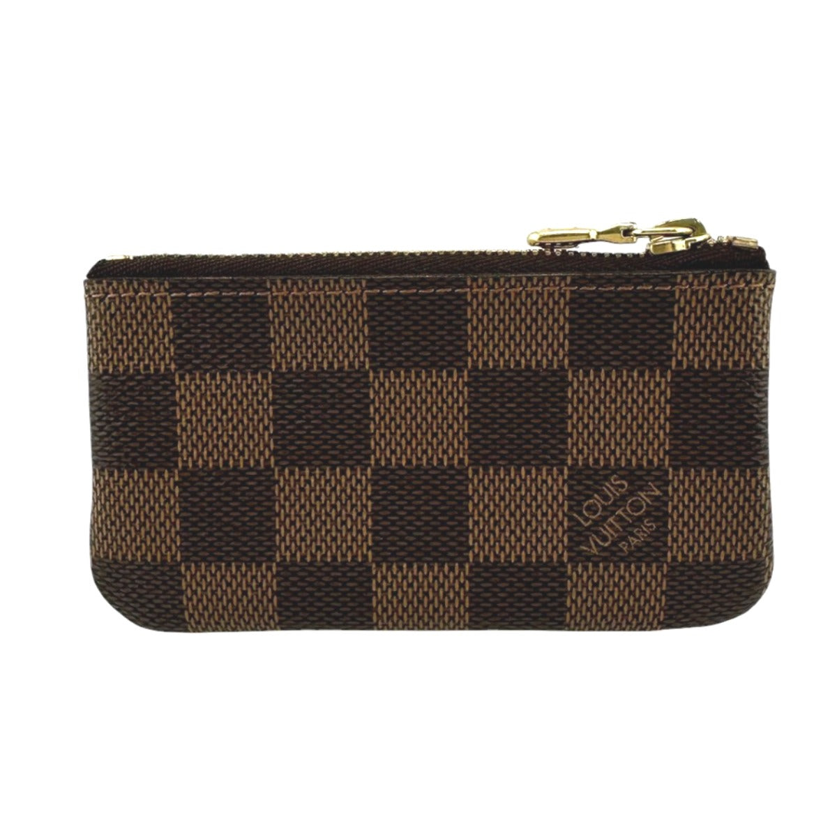 ルイヴィトン LOUIS VUITTON キーケース
 小銭入れ兼用キーケース ダミエ ポシェットクレ  ダミエキャンバス N62658 ブラウン LV
 【SS】
 【中古】