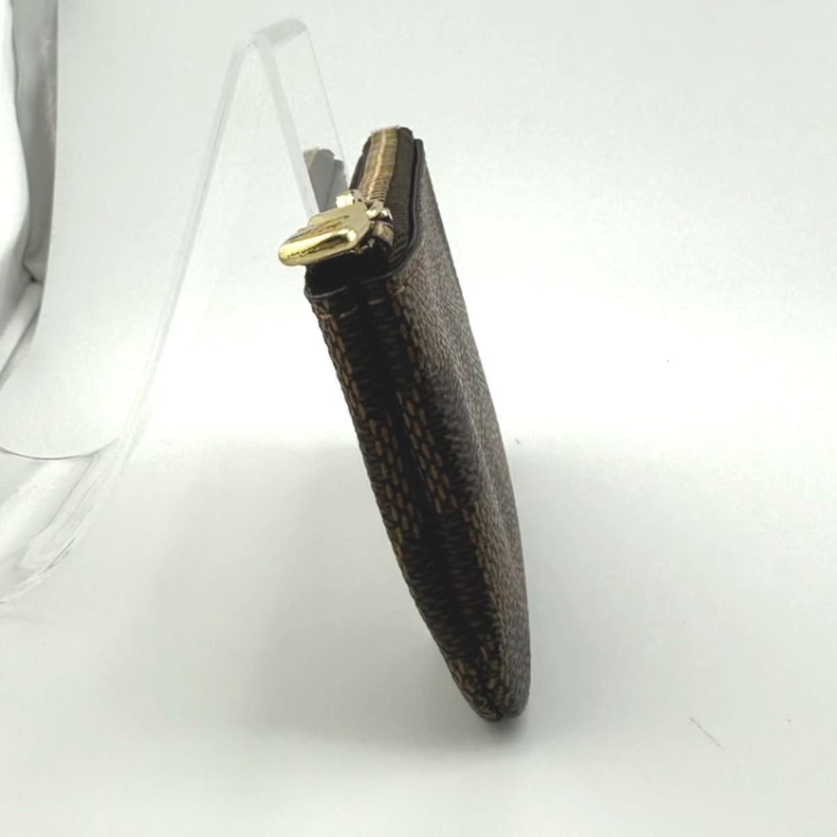 ルイヴィトン LOUIS VUITTON キーケース
 小銭入れ兼用キーケース ダミエ ポシェットクレ  ダミエキャンバス N62658 ブラウン LV
 【SS】
 【中古】