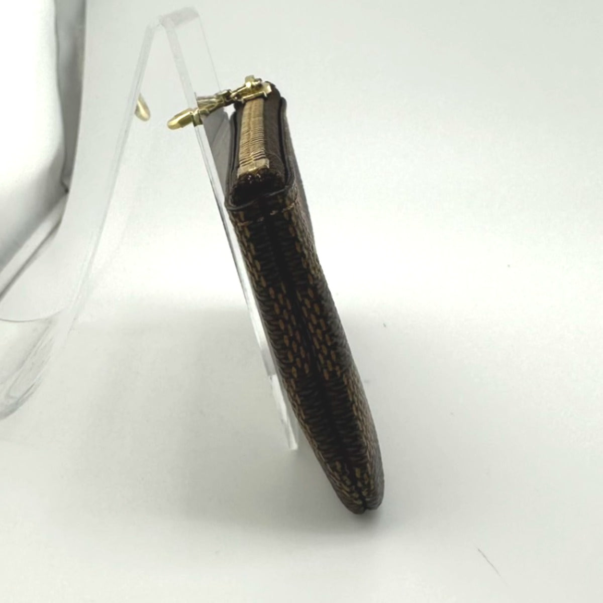 ルイヴィトン LOUIS VUITTON キーケース
 小銭入れ兼用キーケース ダミエ ポシェットクレ  ダミエキャンバス N62658 ブラウン LV
 【SS】
 【中古】