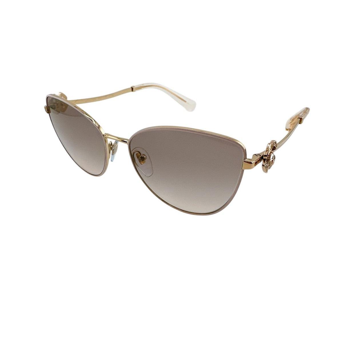 ブルガリ BVLGARI サングラス
 サングラス 57口17 140 2N 2014/3B プラスチック 0BV6185B ゴールド 【SS】
 【中古】