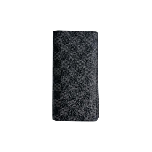 ルイヴィトン LOUIS VUITTON 長財布
 二つ折り長財布 ダミエグラフィット ポルトフォイユ・ブラザ ダミエグラフィットキャンバス N62665 ブラック×グレー LV
 【SS】
 【中古】