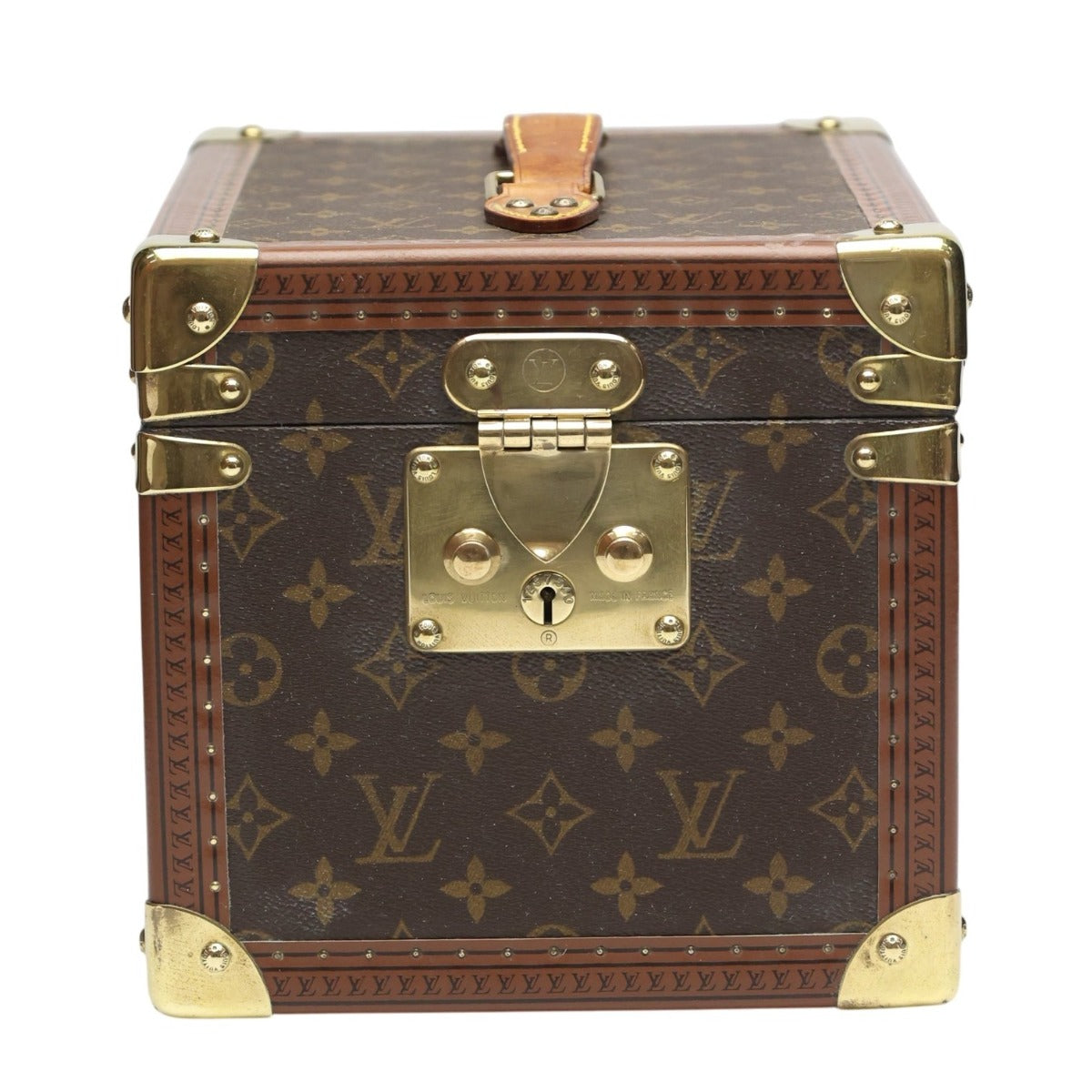 ルイヴィトン LOUIS VUITTON その他バッグ
 化粧ケース モノグラム ボワット・フラコン モノグラムキャンバス M21828 ブラウン LV
 【SS】
 【中古】