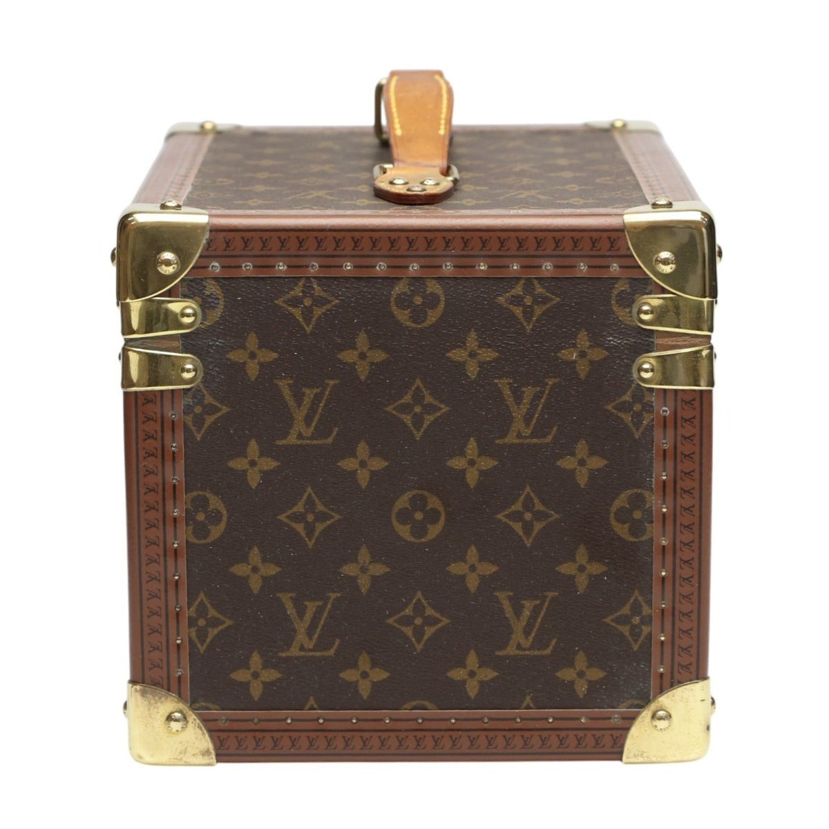 ルイヴィトン LOUIS VUITTON その他バッグ
 化粧ケース モノグラム ボワット・フラコン モノグラムキャンバス M21828 ブラウン LV
 【SS】
 【中古】