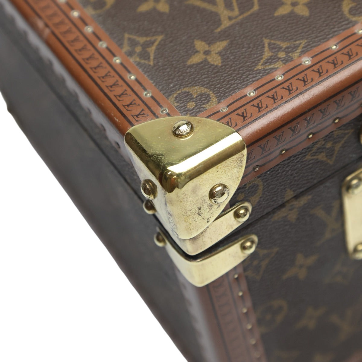 ルイヴィトン LOUIS VUITTON その他バッグ
 化粧ケース モノグラム ボワット・フラコン モノグラムキャンバス M21828 ブラウン LV
 【SS】
 【中古】
