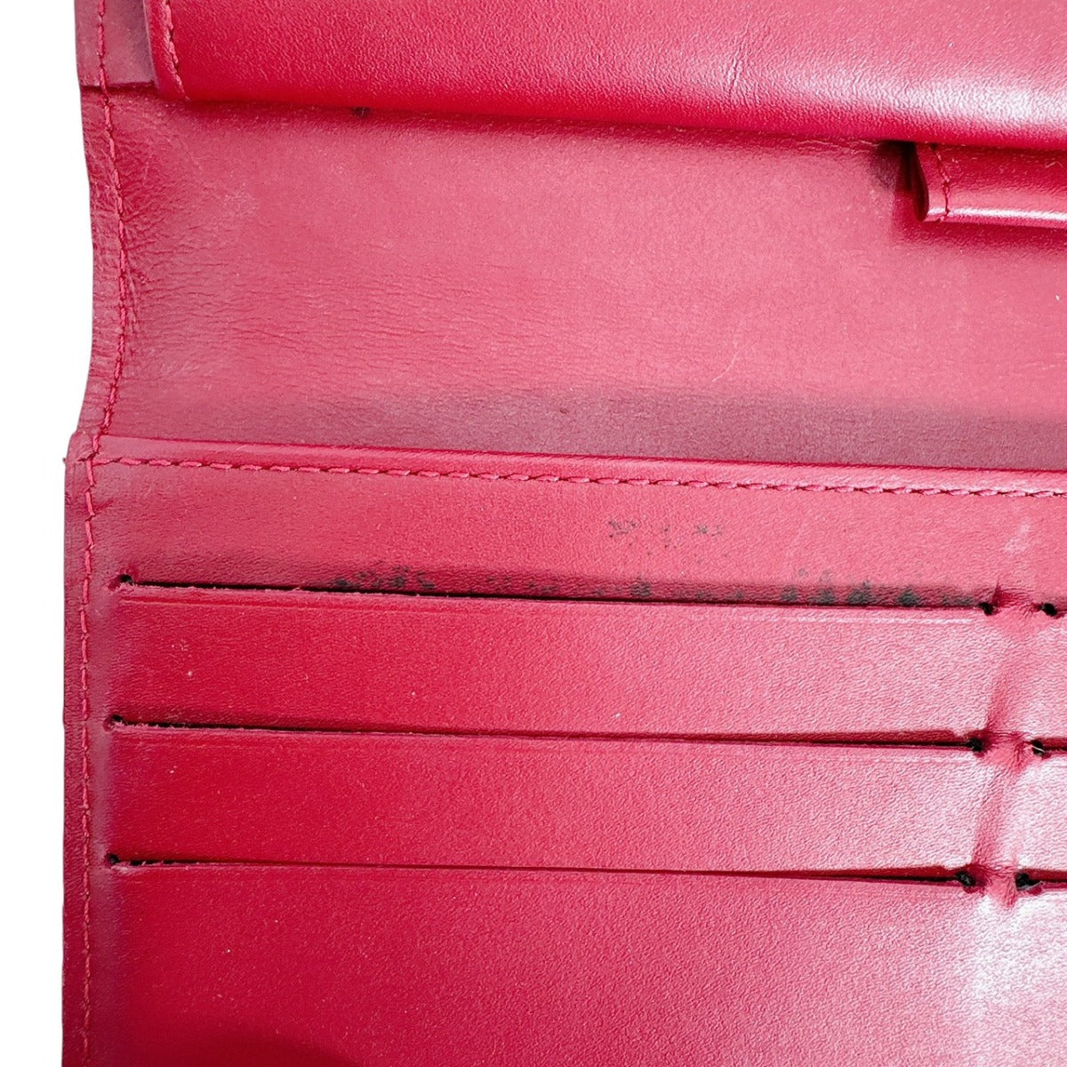 ルイヴィトン LOUIS VUITTON 長財布
 3つ折長財布 ヴェルニ インターナショナル モノグラムヴェルニ M91246 レッド LV
 【SS】
 【中古】