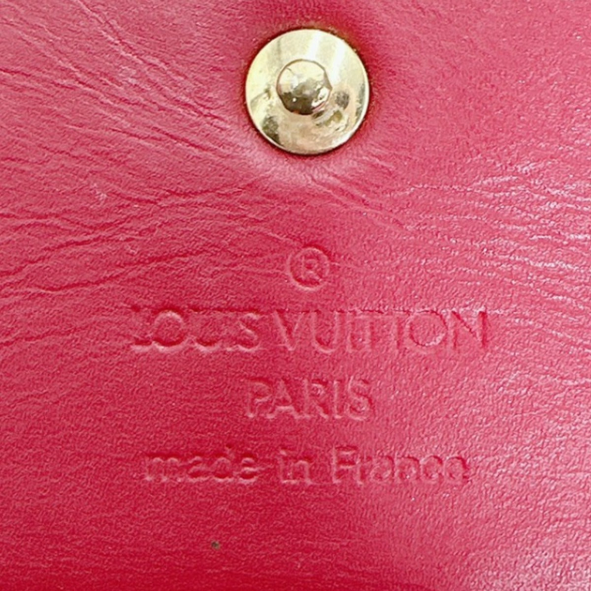ルイヴィトン LOUIS VUITTON 長財布
 3つ折長財布 ヴェルニ インターナショナル モノグラムヴェルニ M91246 レッド LV
 【SS】
 【中古】