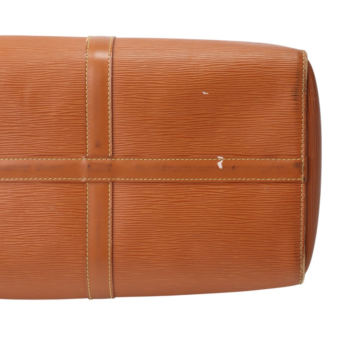 ルイヴィトン LOUIS VUITTON ボストンバッグ
 旅行かばん エピ キーポル45 エピレザー M42978 ゴールド LV
 【SS】
 【中古】
