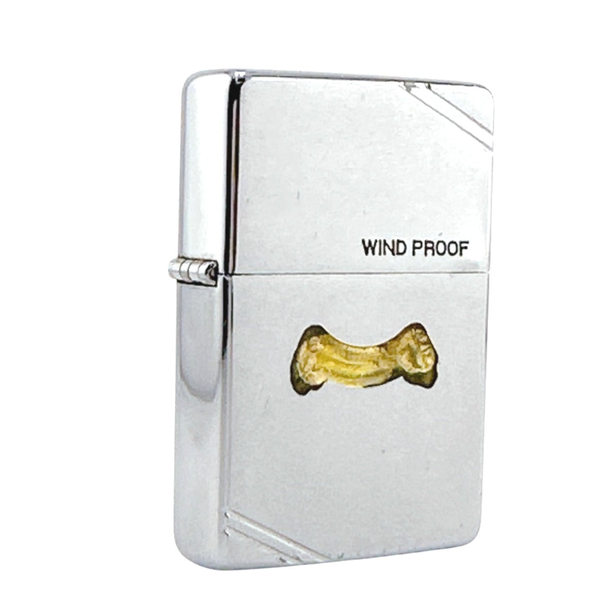 ジッポ ZIPPO ライター
 喫煙具 WIND PROOF オイルライター 真鍮 PAT.2032695 シルバー 【SS】
 【中古】