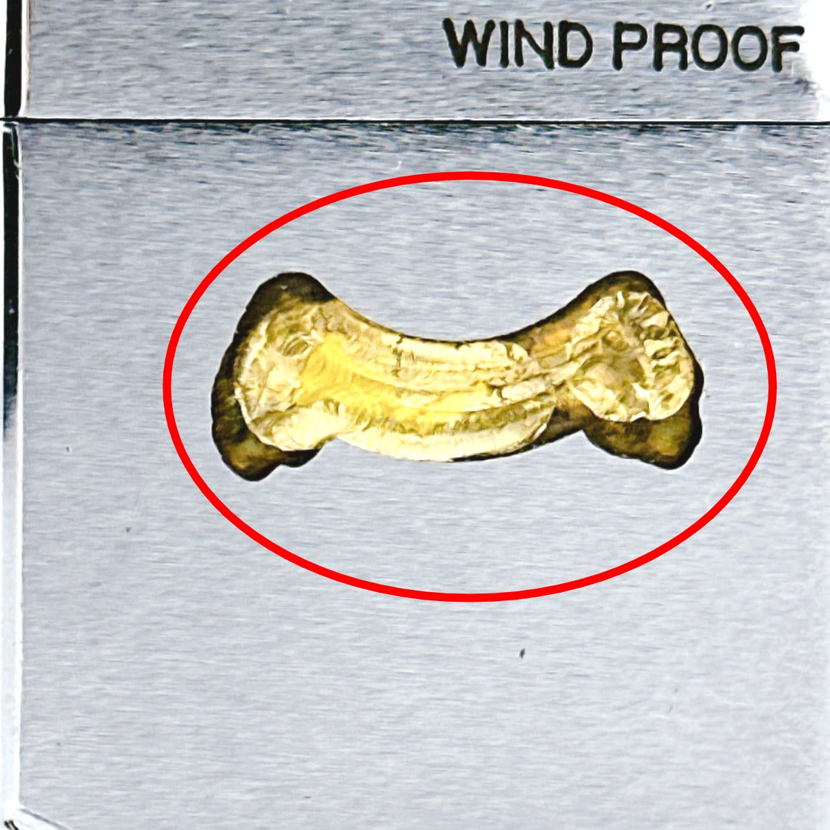 ジッポ ZIPPO ライター
 喫煙具 WIND PROOF オイルライター 真鍮 PAT.2032695 シルバー 【SS】
 【中古】