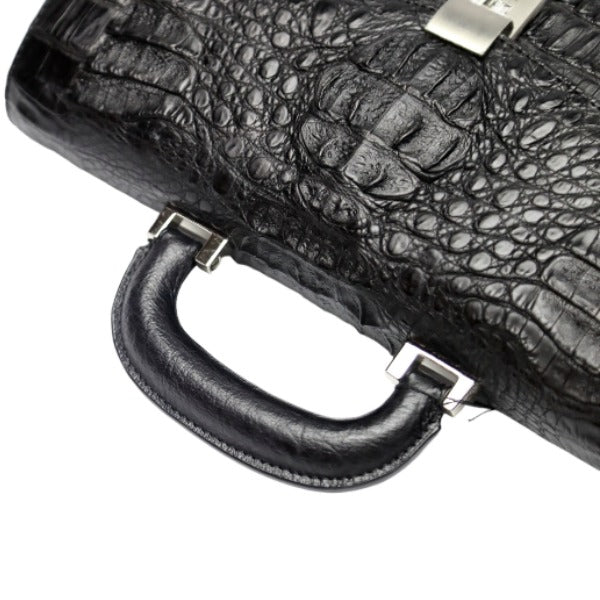 カイマンクロコダイル CAIMAN CROCODILE セカンドバッグ
 カイマン ワニ カイマン 3678 ブラック 【SS】