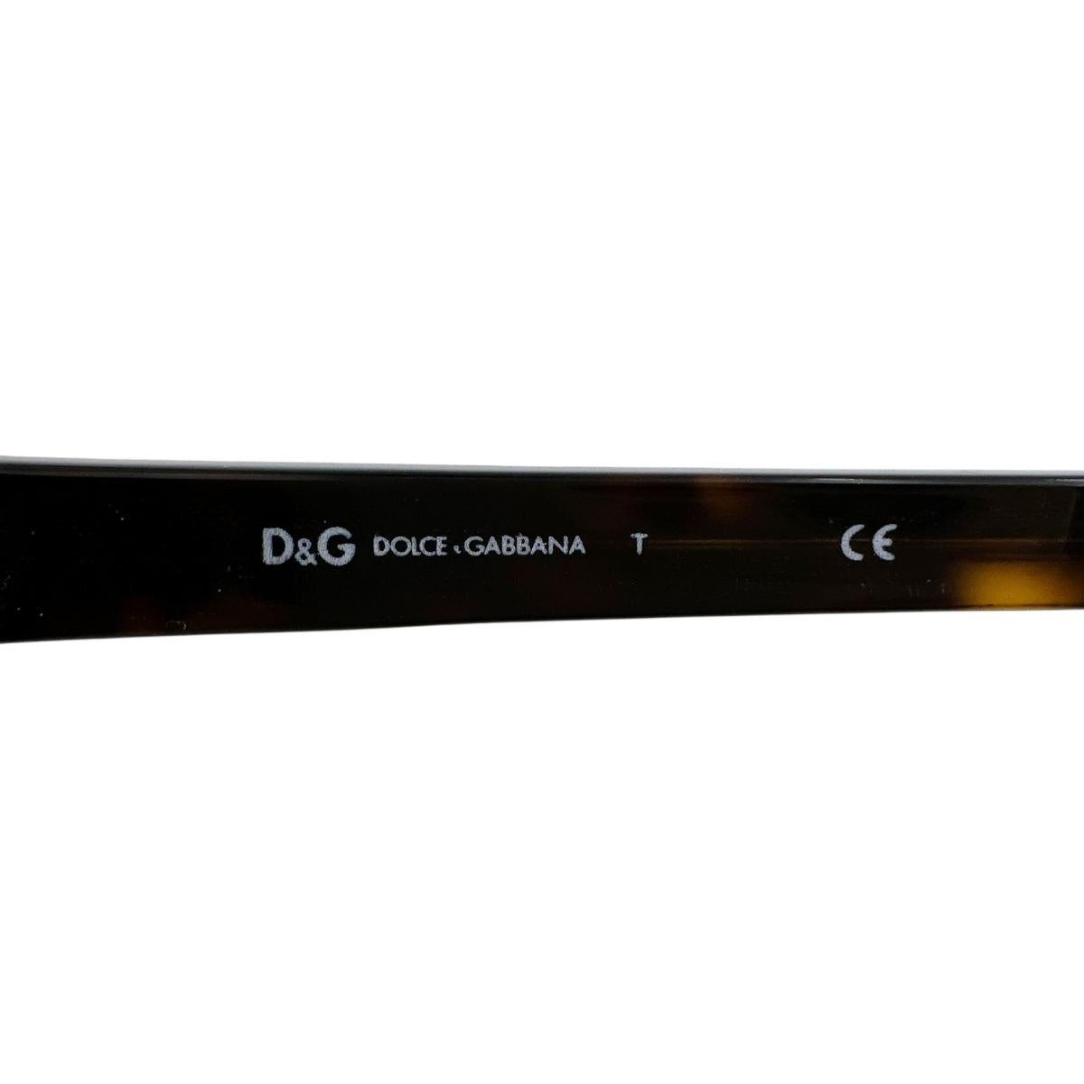 ドルチェアンドガッバーナ DOLCE&GABBANA サングラス
 サングラス D&G 502/73 58□17 130 プラスチック ブラウン 【SS】
 【中古】