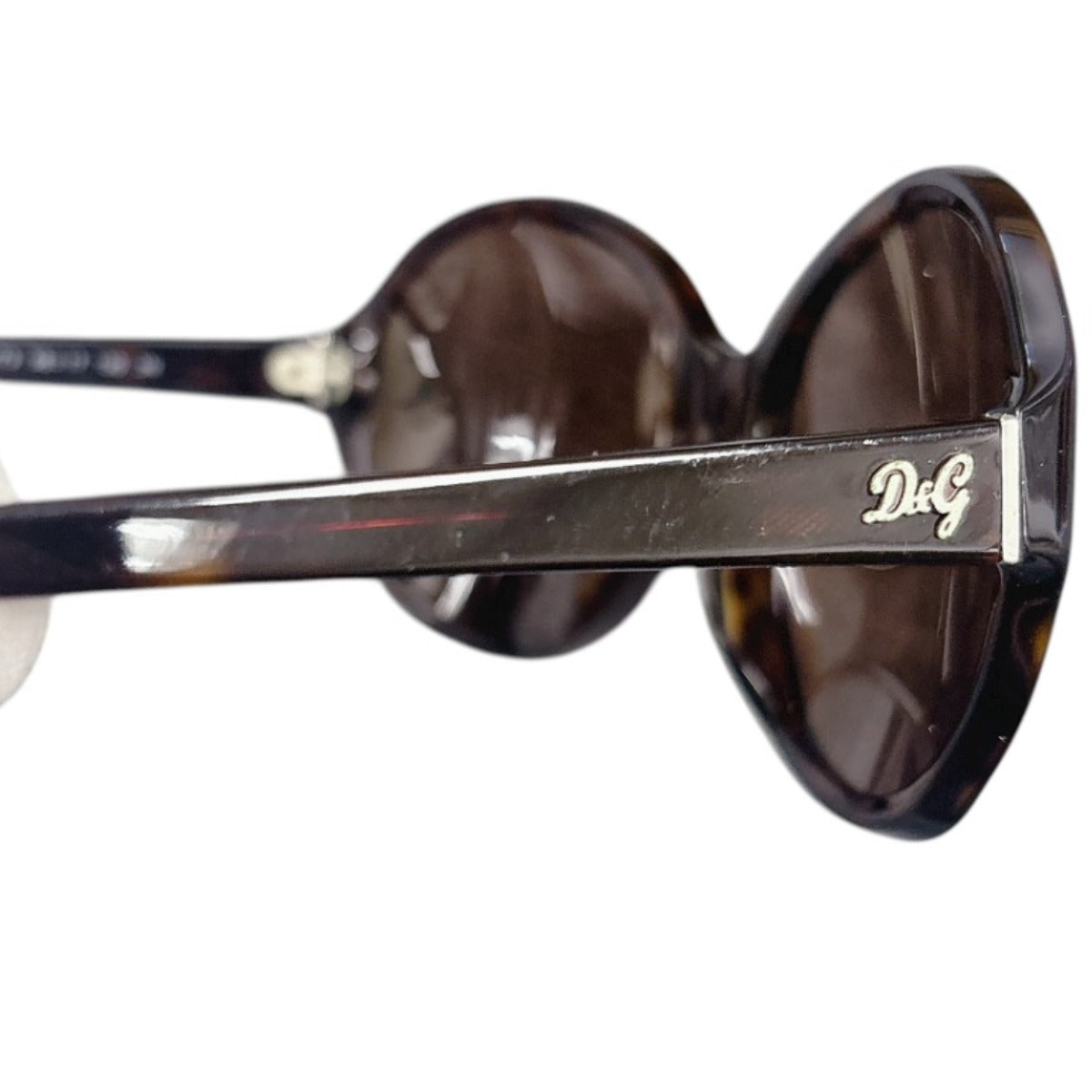 ドルチェアンドガッバーナ DOLCE&GABBANA サングラス
 サングラス D&G 502/73 58□17 130 プラスチック ブラウン 【SS】
 【中古】