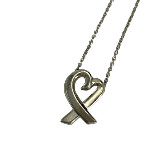 ティファニー TIFFANY&Co. ネックレス
 ラビング ハート ペンダント ネックレス　ピカソ ネックレス 銀 シルバー 【SS】
 【中古】