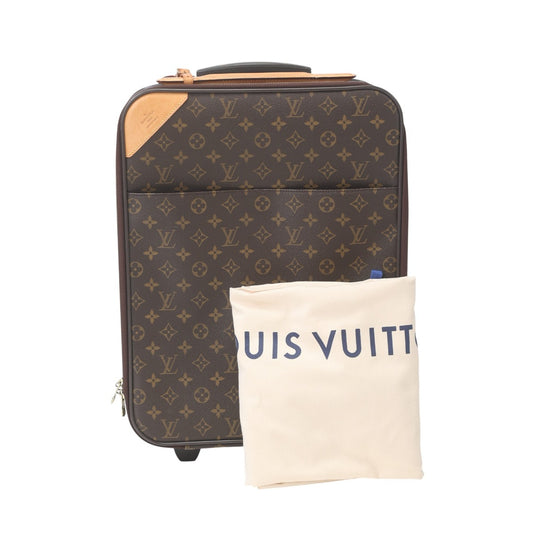 ルイヴィトン LOUIS VUITTON スーツケース
 キャスター付き旅行かばん モノグラム ペガス45 モノグラムキャンバス M23294 ブラウン LV
 【SS】
 【中古】