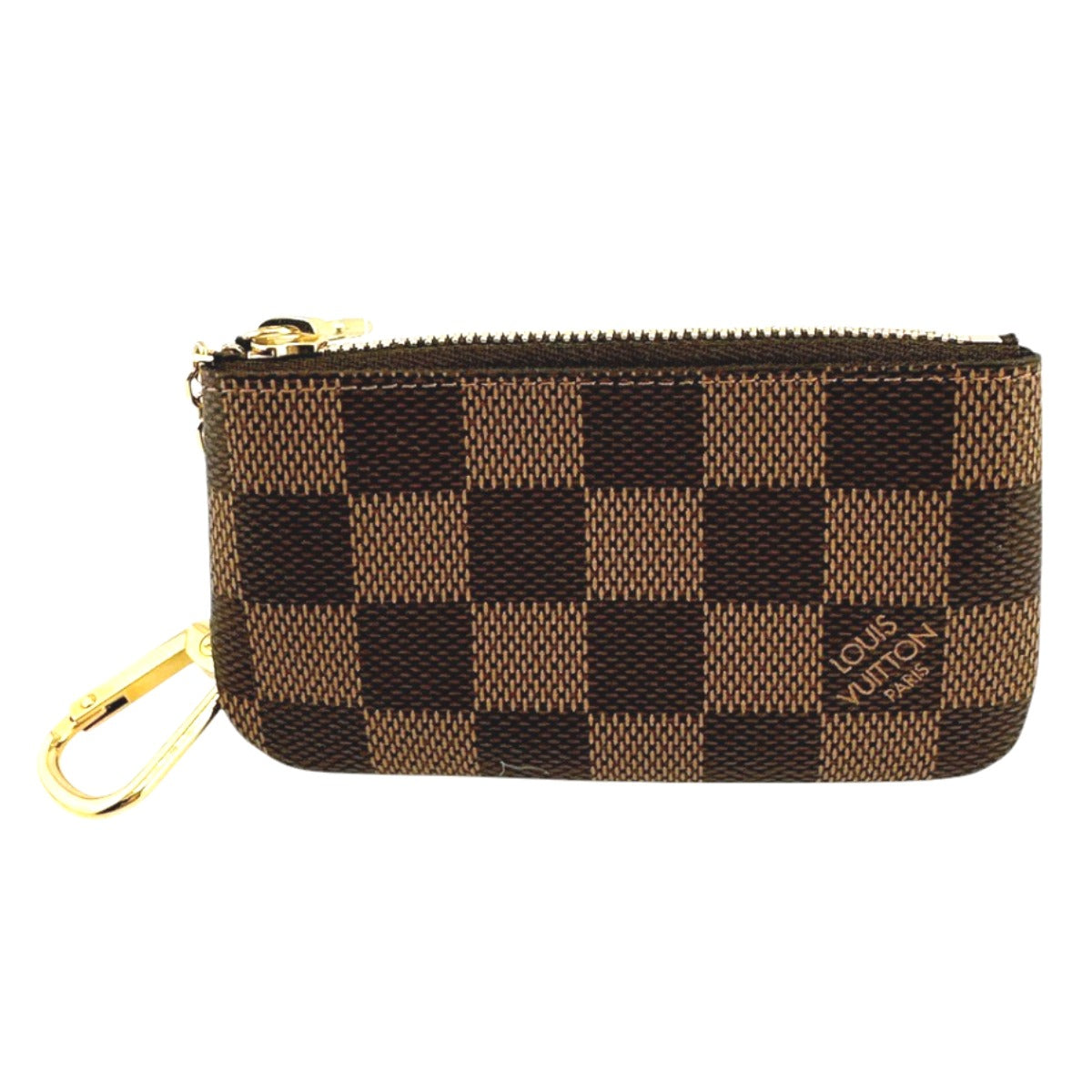 ルイヴィトン LOUIS VUITTON キーケース
 小銭入れ兼用キーケース ダミエ ポシェットクレ  ダミエキャンバス N62658 ブラウン LV
 【SS】
 【中古】