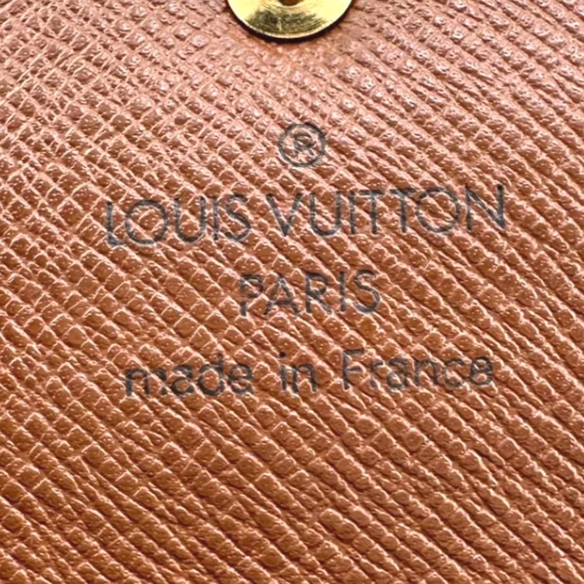 ルイヴィトン LOUIS VUITTON 長財布
 ファスナー付き モノグラム ポシェット・ポルトモネクレディ モノグラムキャンバス M61725 ブラウン LV
 【SS】
 【中古】