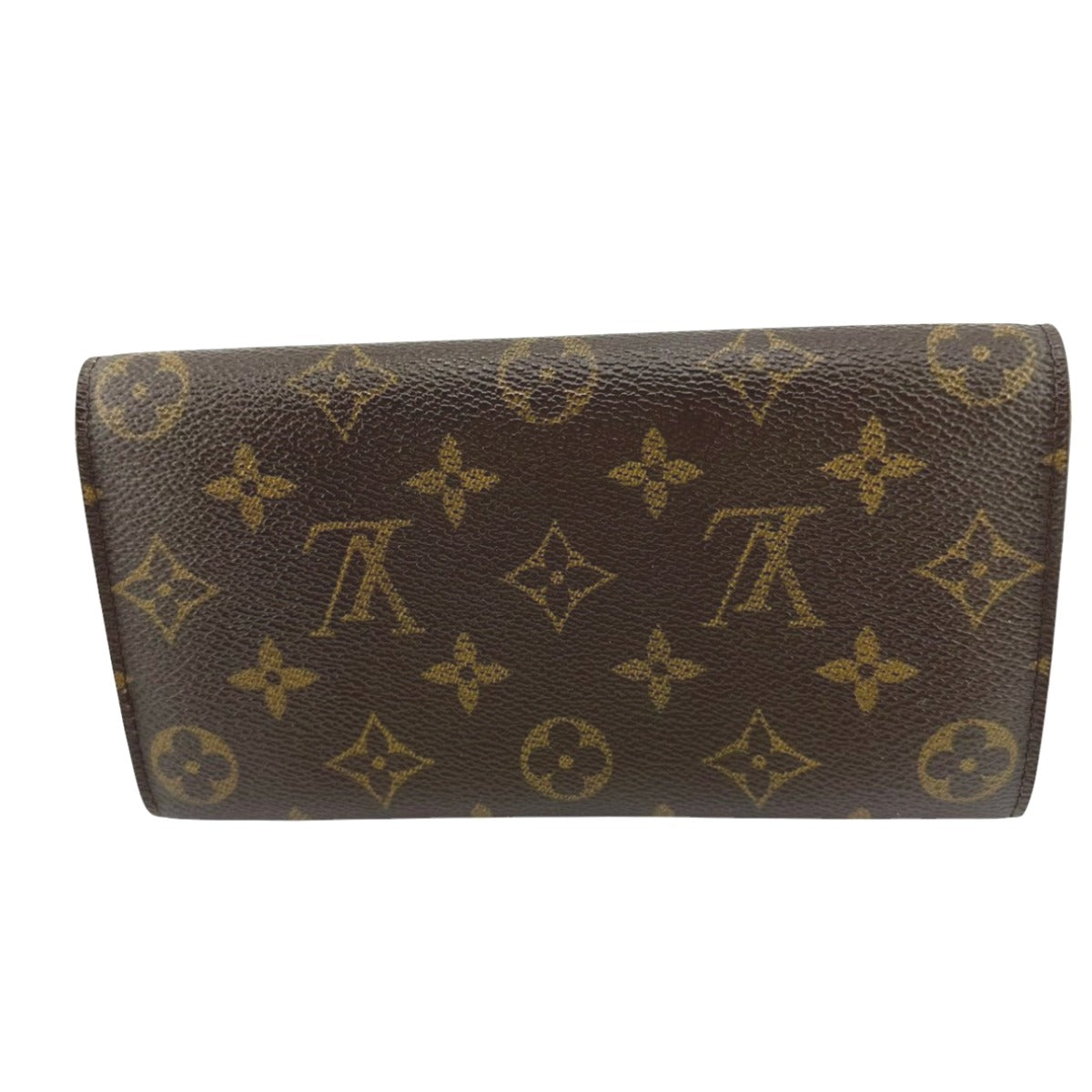 ルイヴィトン LOUIS VUITTON 長財布
 ファスナー付き モノグラム ポシェット・ポルトモネクレディ モノグラムキャンバス M61725 ブラウン LV
 【SS】
 【中古】