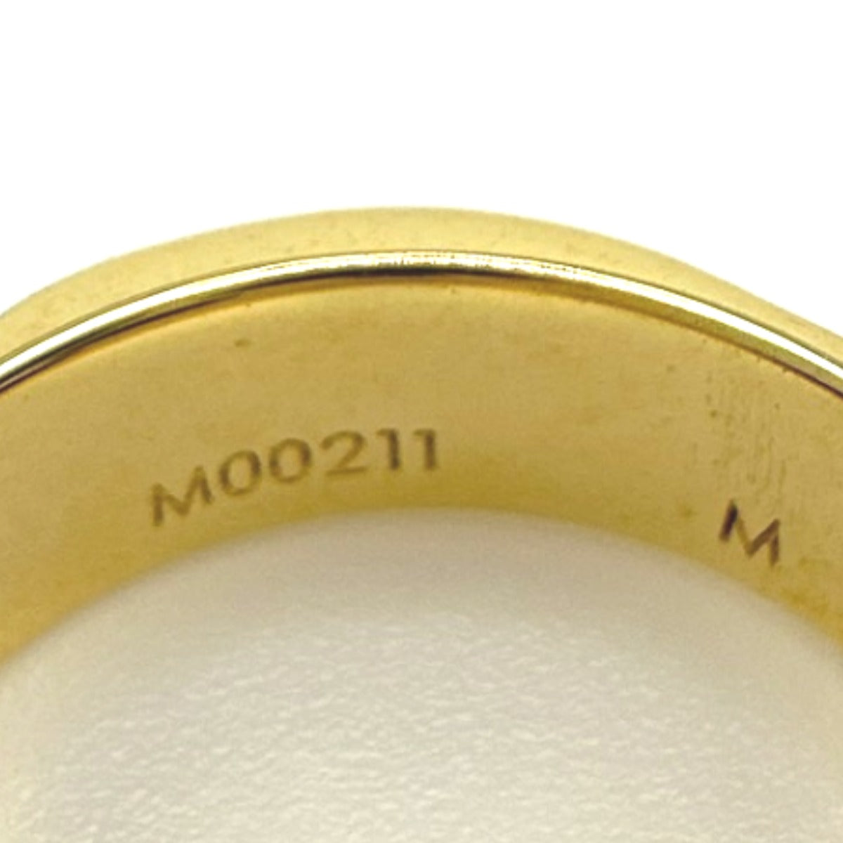 ルイヴィトン LOUIS VUITTON リング・指輪
 指輪 ナノグラム Mサイズ GP M00211 ゴールド LV
 【H】
 【中古】