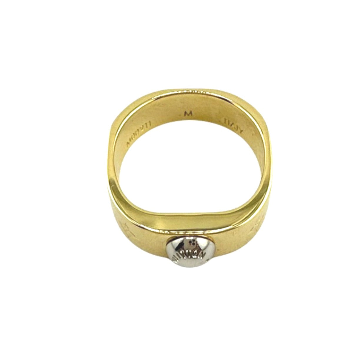 ルイヴィトン LOUIS VUITTON リング・指輪
 指輪 ナノグラム Mサイズ GP M00211 ゴールド LV
 【H】
 【中古】