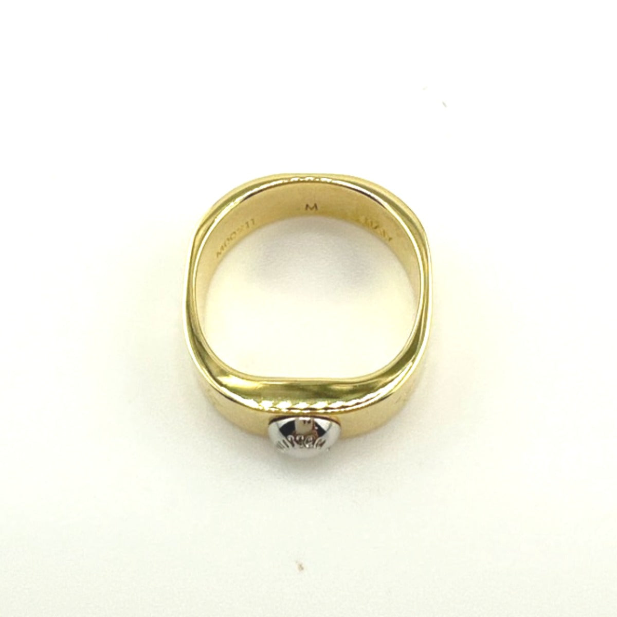 ルイヴィトン LOUIS VUITTON リング・指輪
 指輪 ナノグラム Mサイズ GP M00211 ゴールド LV
 【H】
 【中古】